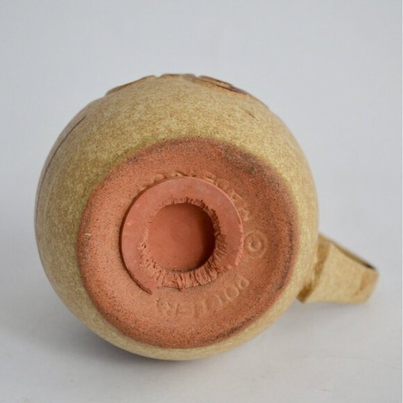 Potter Craft Cheese Shaker Dispenser Vintage Speckled Ceramic - Picture 6 of 6